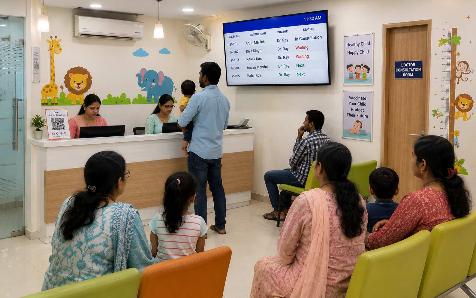 Pediatric Clinic in West Bengal with reduced wait times